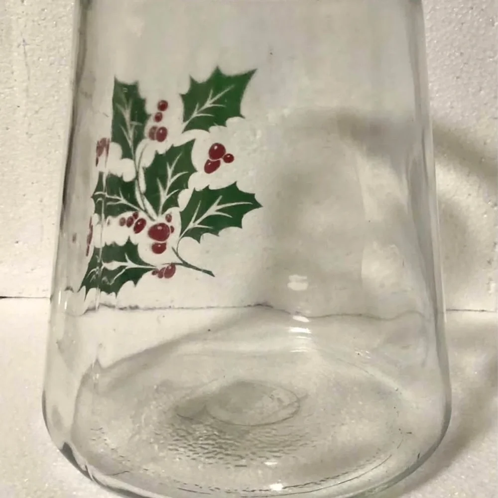 Big Clear GLASS Hurricane Jar Candle Holder Stand Vase 7.25”